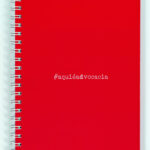Caderno #aquiéadvocacia Vermelho 102 Folhas