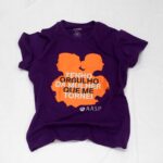 Baby Look Cor Roxa Tenho Orgulho Da Mulher Que Me Tornei - Tam. M