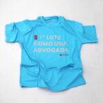 Camiseta Cor Azul Lute Como Uma Advogada - Tam. M