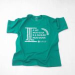 Camiseta Cor Verde A Lei Nos Guia E A Paixão Nos Move - Tam. P